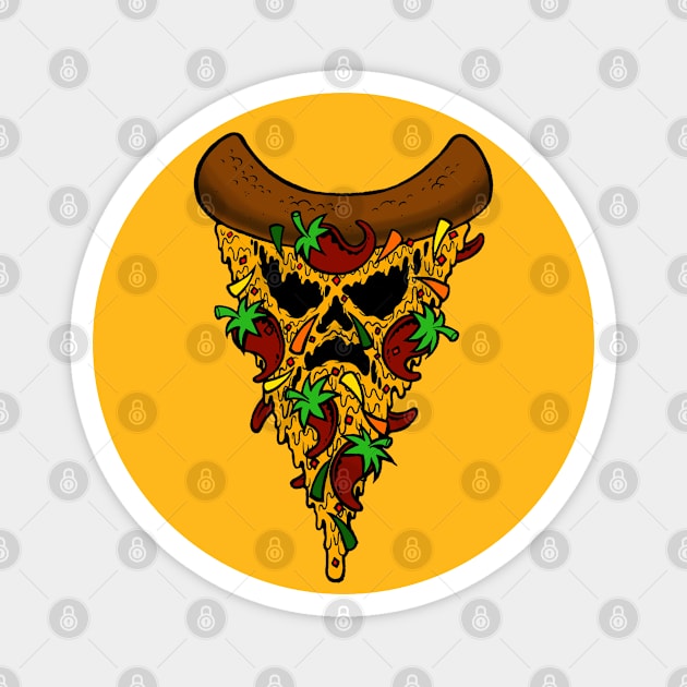 SPICY PEPPER Collectible Poison Pizza Magnet by POISON PIZZA SB